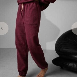 Lunya Silksweats Reversible Jogger Callipoe Wine XXS